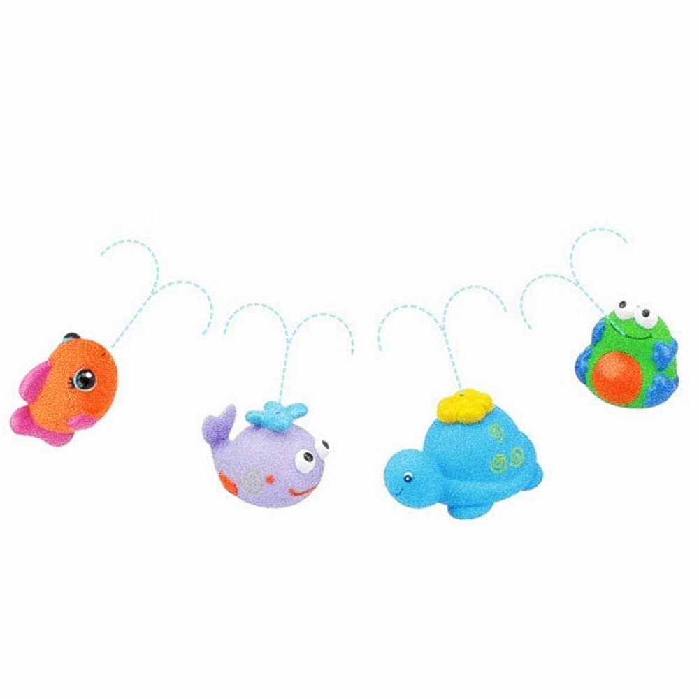 Oce 아가 목욕 욕조 동물 물총 4개 (0개월 이상) 환경 장난감 좋은아기장난감 물놀이장난감