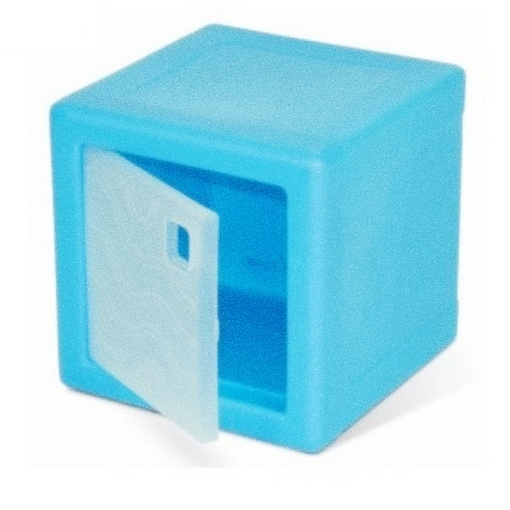 Oce 가벼운 큐빅 상자 블루 정리 수납 박스 바퀴 워커 보행 보조차 유아 보행기