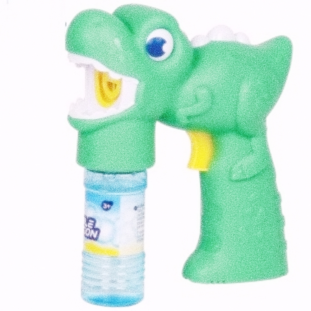 Oce 공룡 비눗 방울 총 비누 방울 기계 유아 장난감 자동 비눗 방울 공룡 장난감