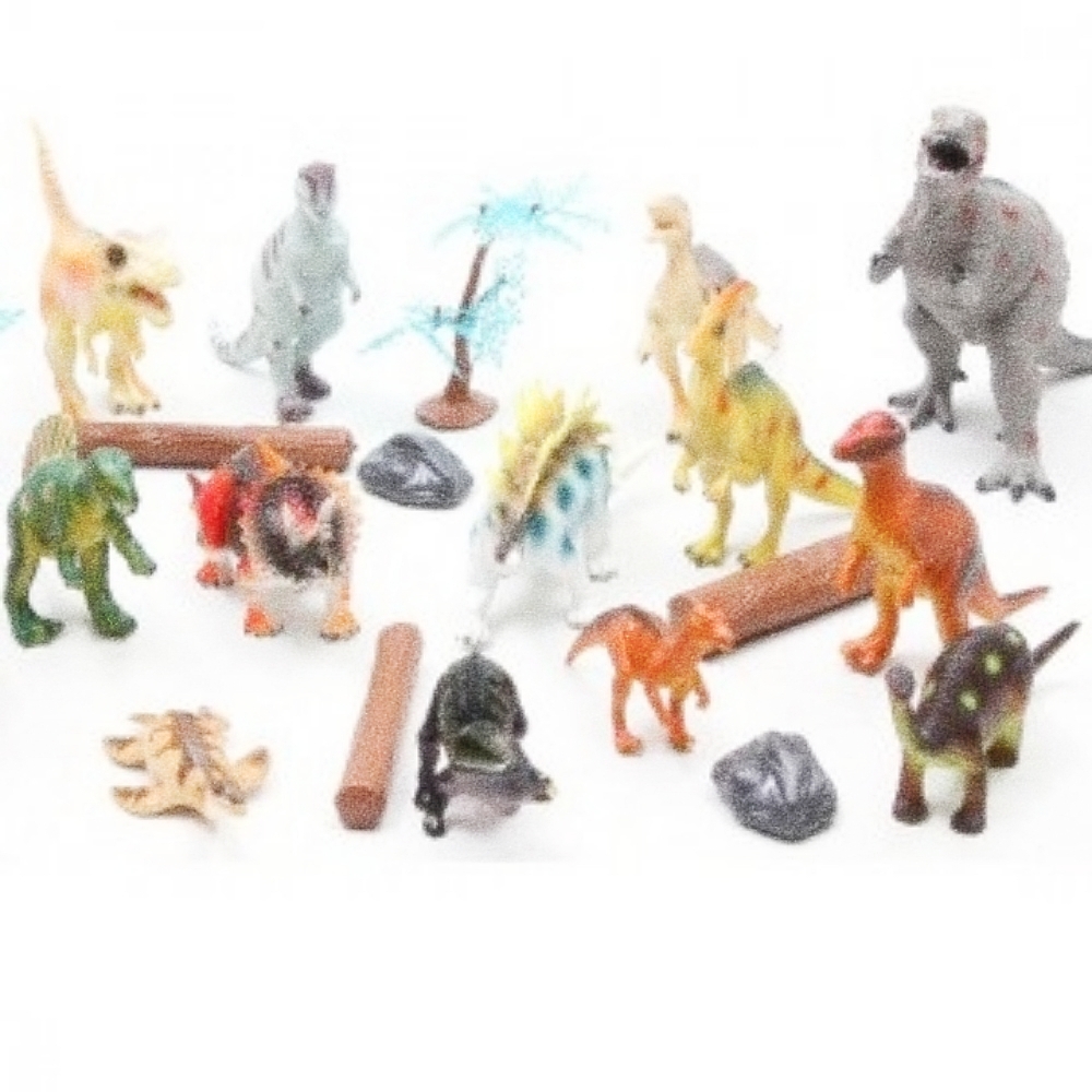 Oce 공룡 모형과 자연 탐구-설명 카드 대형 동물 인형 자연 탐구 학습 공룡 놀이 키즈 토이