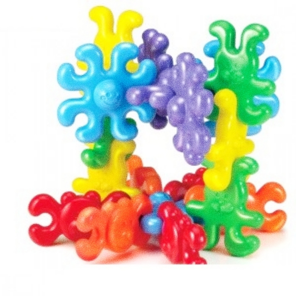 Oce 동물 컬러 공간 블록 상상 키즈 토이 18Pcs 유아동 장난감 만들기 퍼즐 놀이 아기 완구 조립블럭