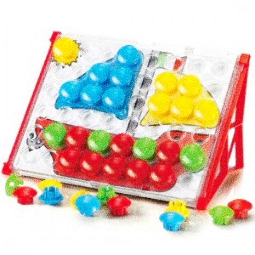 Oce 보드 블록 끼우기 주니어 베이직 48Pcs 그리기 색깔 놀이 유아동 장난감 단추 픽셀 블럭