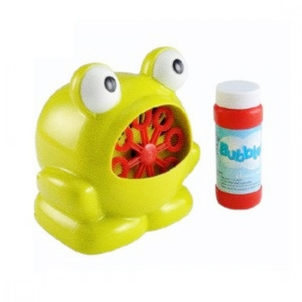 Oce 개구리 버블러 버블 액체 포함 3세이상 비눗방울 장난감 아가 장난감  비누방울 기계