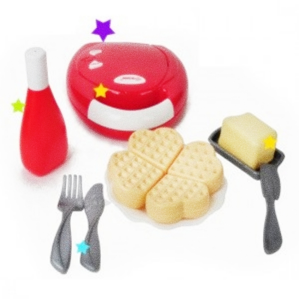 Oce 파티 놀이 와플 쿠킹 장난감 세트 영아 놀잇감 학습 활동 요리 장난감