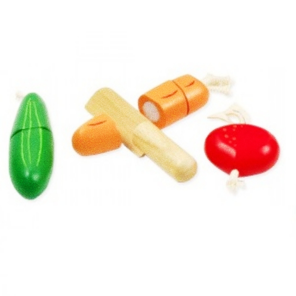 Oce 야채 자르기 나무 장난감 유아 놀이 교구 유아동 나무 놀이 놀잇감