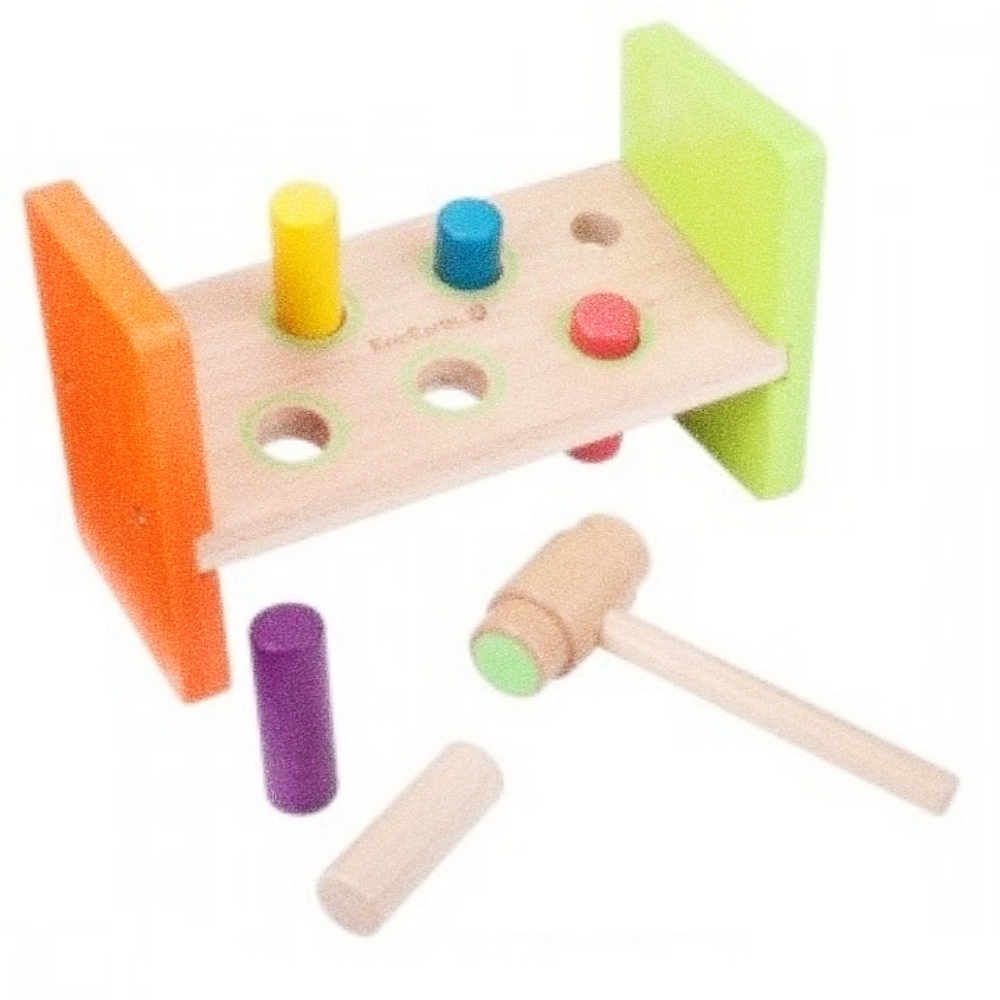 Oce 좋은 장난감 파운딩 벤치 오감 놀이 유아동 나무 놀이 두뇌 교구 게임 용품