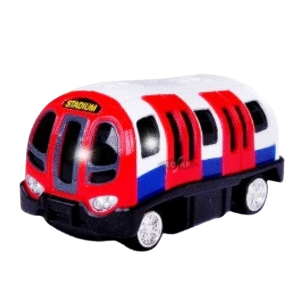 Oce 정밀 모형차 4인치 런던 기차 놀이 풀백카 장난감 미니카 모터 차 모형  장난감차