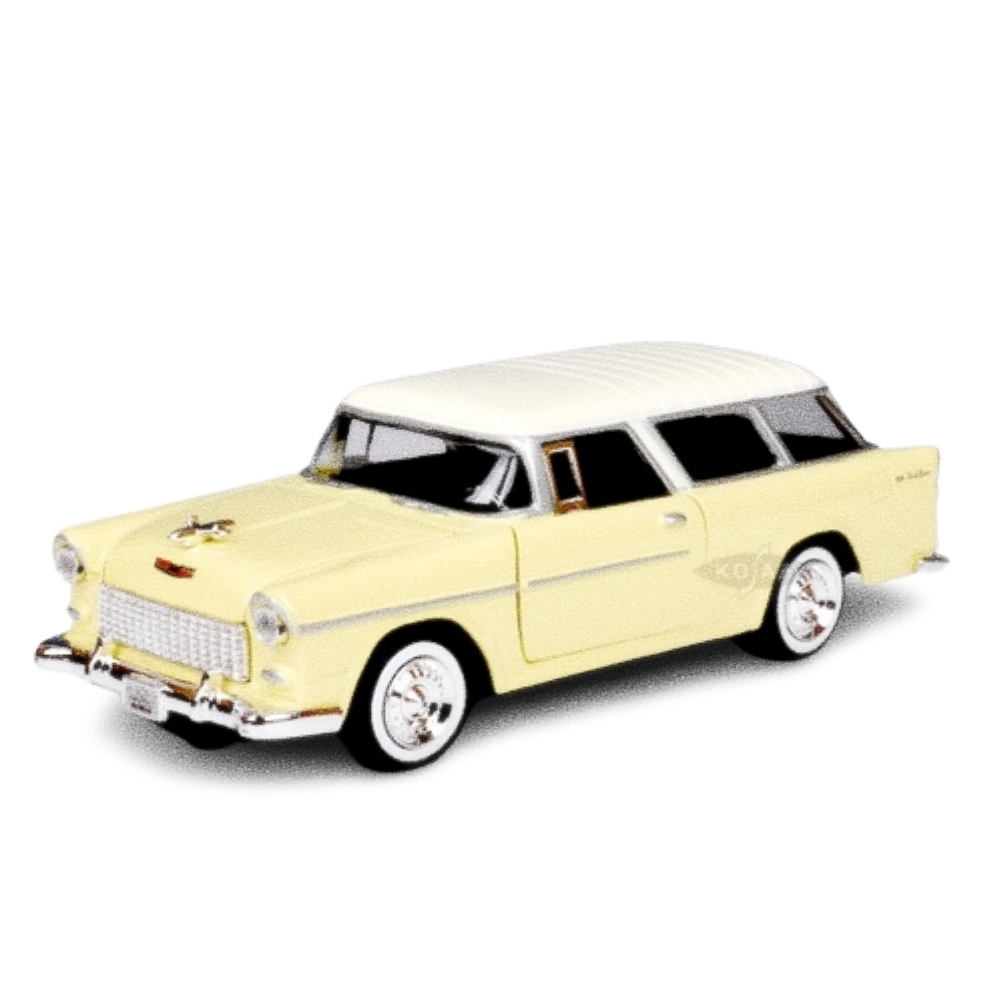 Oce 정밀 모형차 1955 쉐보레벨에어 노마드 옐로우 장난감 자동차 피규어 카 토이 피규어 장난감차