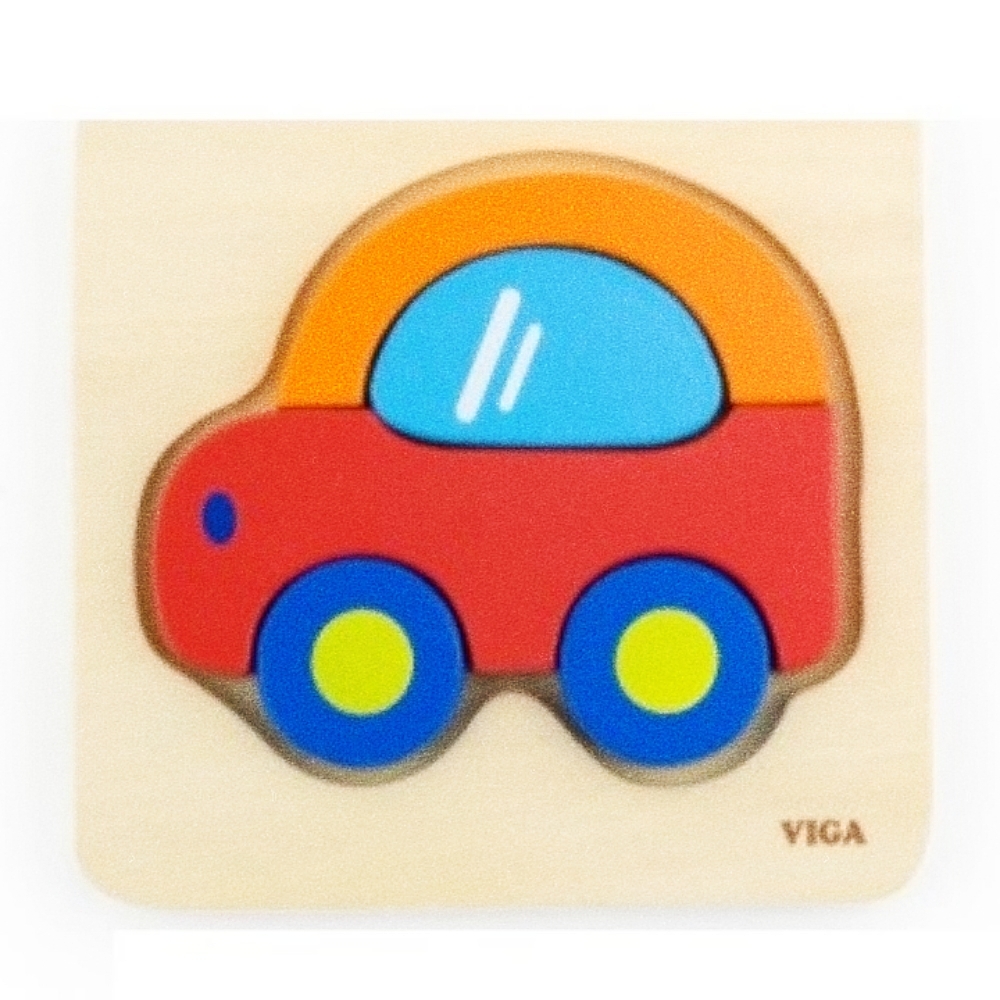 Oce 아기 퍼즐 놀이 모양 맞추기 자동차 모양 끼우기 모자이크 조립 퍼즐  촉감 발달 장난감 원목 우드 장난감