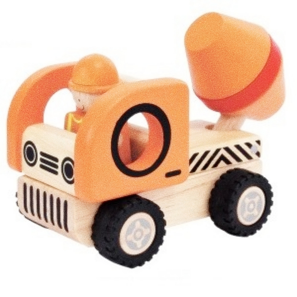 Oce 중장비 레미콘 나무 장난감 아이놀이완구 유아 놀이 교구 감각 통합 교구