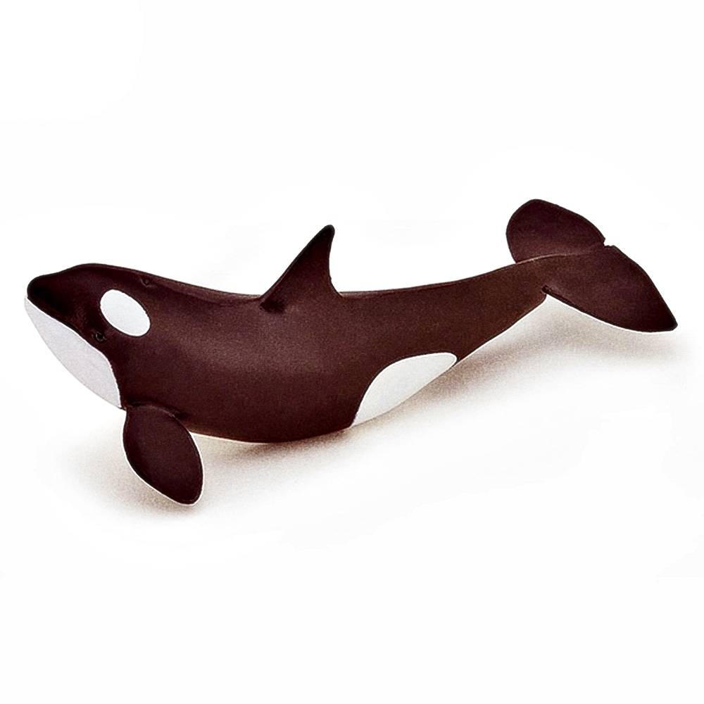 Oce 프랑스 핸드페인팅 아기 범고래 피규어 정교한피규어 동물피규어  아기 범고래 모형
