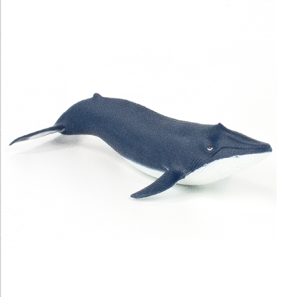 Oce 프랑스 핸드페인팅 아기 흰긴수염고래 피규어 프라모형동물 유아장난감 동물피규어