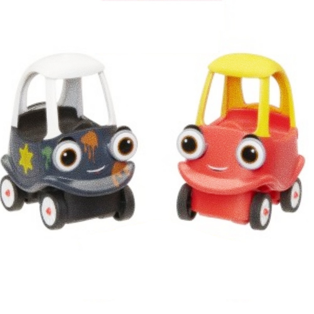 Oce 아기 장난감 색깔 변신 미니 자동차 2대 세트 컬러 체인지 조카 선물 색깔 변신 자동차