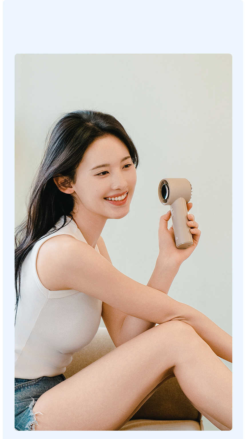 오아 윈드볼트 휴대용 무선 LED 미니 핸드 선풍기 초강력 여름 핸디 손풍기 상세 이미지 32