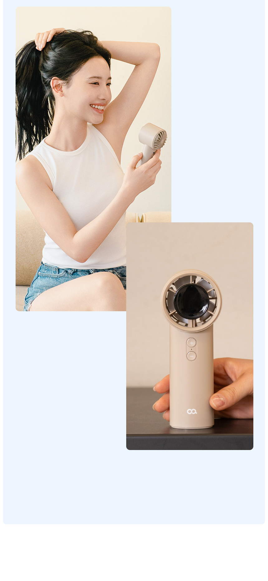 오아 윈드볼트 휴대용 무선 LED 미니 핸드 선풍기 초강력 여름 핸디 손풍기 상세 이미지 33