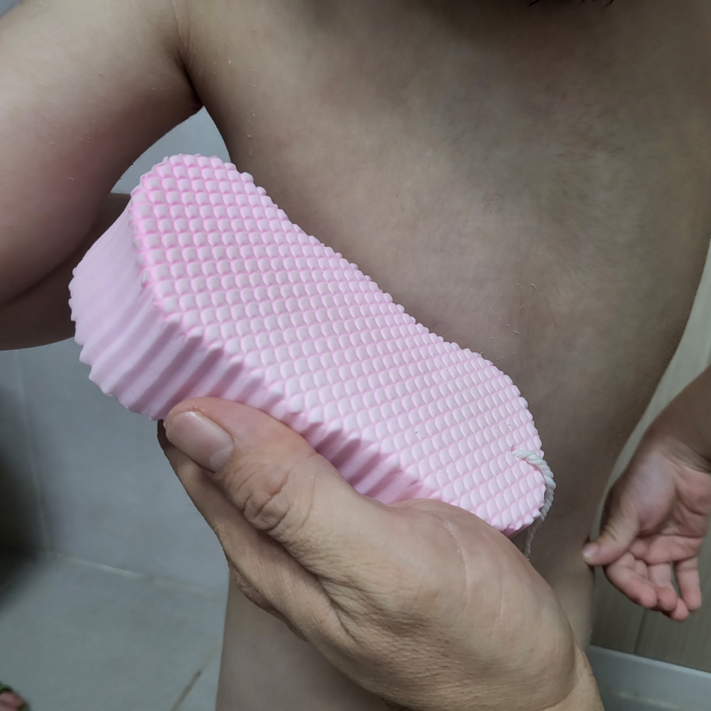 마스크할때사용하는바가지 목욕용품 헤어케어용품 비치타월 청결을위한목욕용품 수납이가능한목욕용품 아동목욕용품 화장품캡 목욕액세서리 때밀이폼 목욕 소프트 타올 스펀지