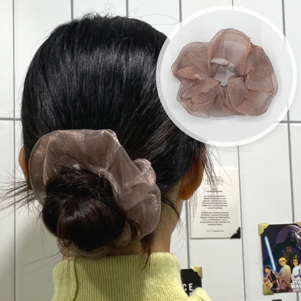 꽃도트액세서리 머리핀정리대 스크런치머리끈 헤어액세서리 헤어토숍상품 포니테일블랙 투톤머리끈 어린이미니밴드 목도리머리끈 머리핀보라 쉬폰 로즈골드 곱창머리끈 스크런치 실크