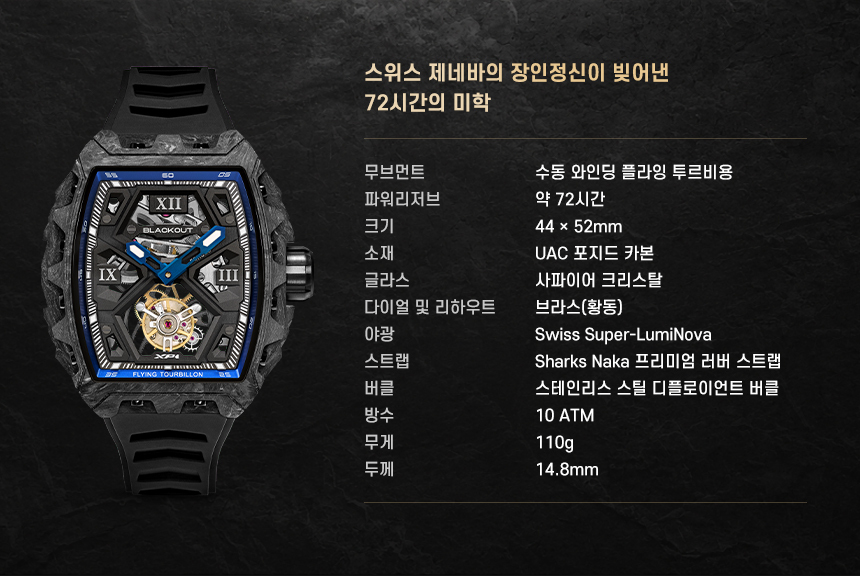 XP1 투르비용 LT 블루