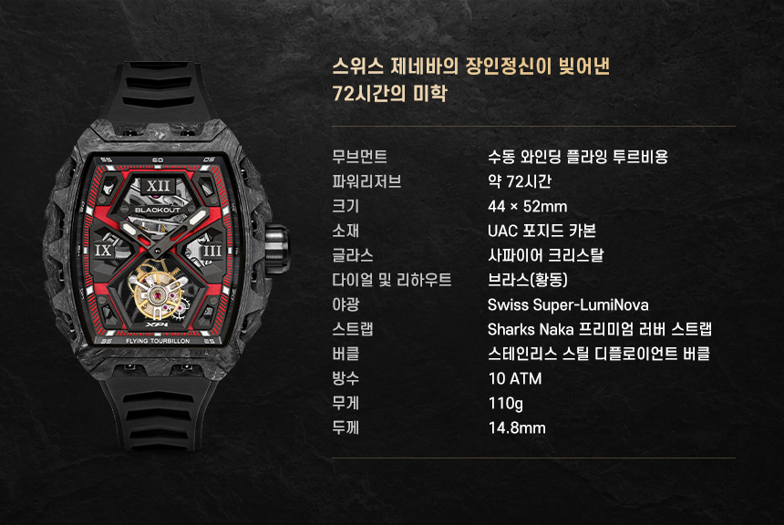 XP1 투르비용 LT 레드