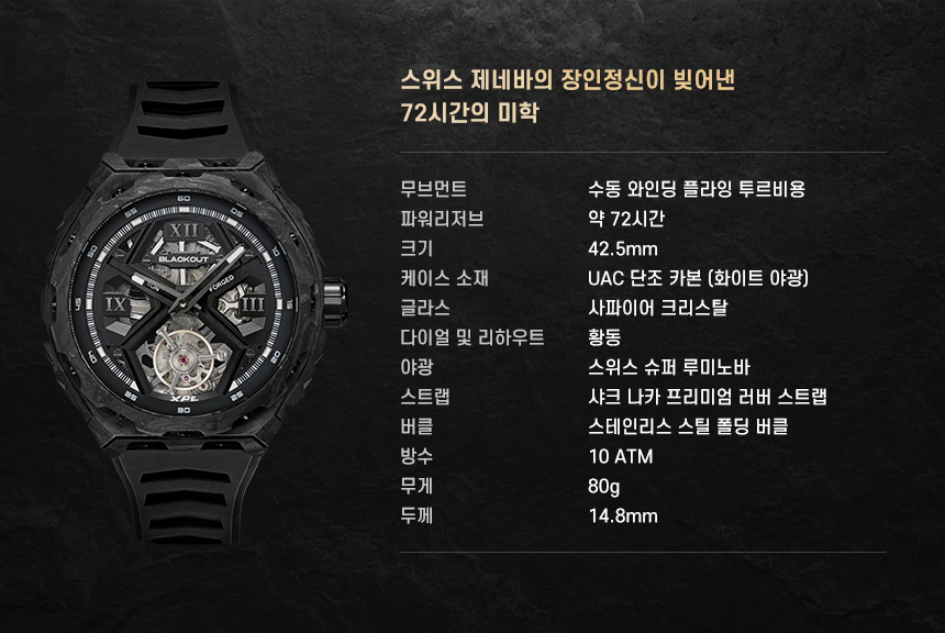 XPE 투르비용 블랙