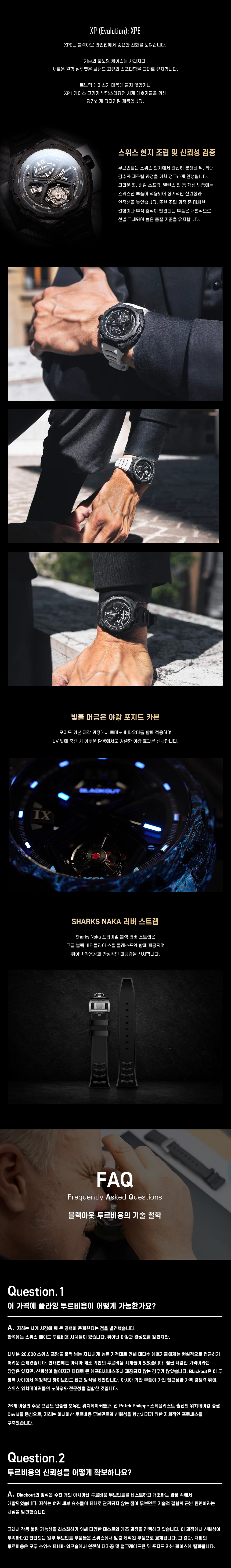 XPE 투르비용 블랙