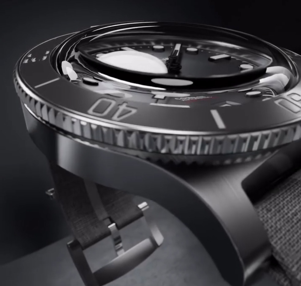 Glycine Combat Sub Box Sapphire Crystal