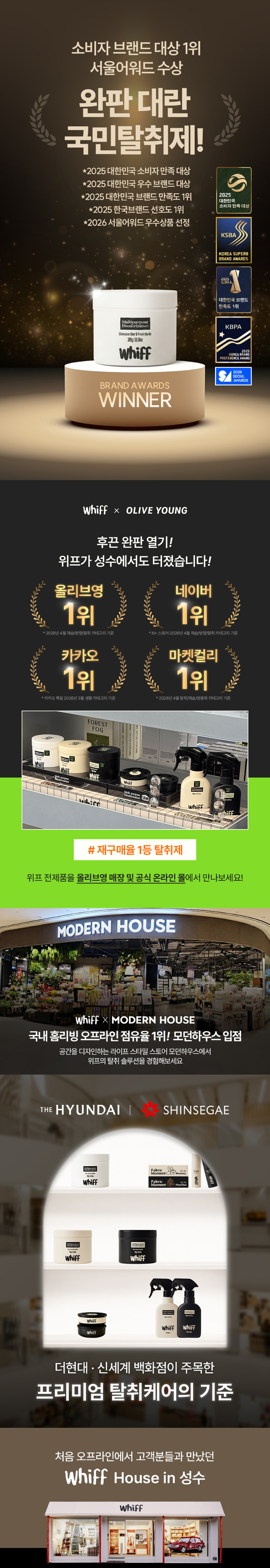 위프 브랜드 어워드 및 입점 안내