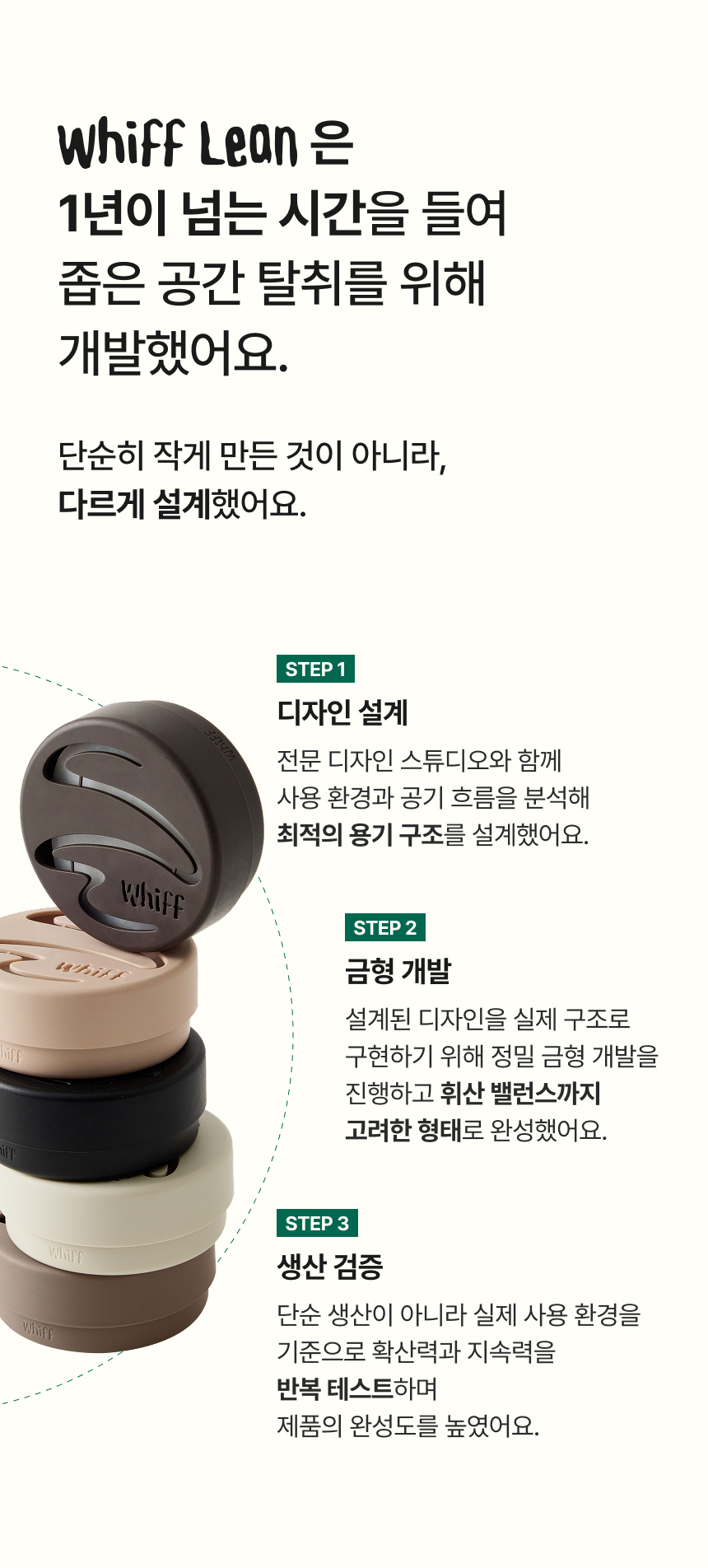 위프 린 3단계 개발 과정