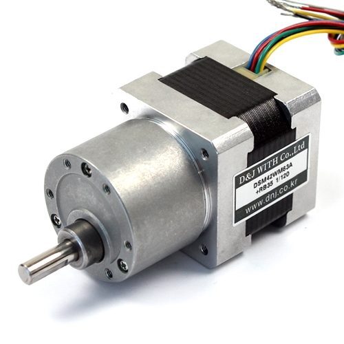 감속기 결합형 42각 스테핑 모터 DSM42WM63A RB35 12V DC 1.8 Rated Voltage 2600gfcm Current A Phase (DN0208)