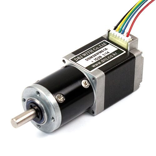 감속기 결합형 28각 스테핑 모터 DSM28WL61A IG28 4.4V DC 1.8 Rated Vol 950gfcm Current A Phase (DN0278)