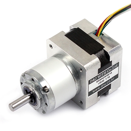 감속기 결합형 42각 스테핑 모터 DSM42WS61A IG32 4.0V DC 1.8 Rated Vol 1600gfcm Current A Phase (DN0298)