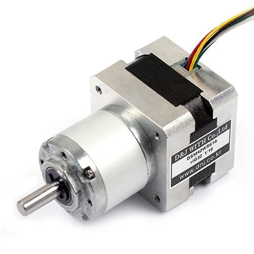 감속기 결합형 42각 스테핑 모터 DSM42WM61A IG32 4.0V DC 1.8 Rated Vol 2600gfcm Current A Phase (DN0299)