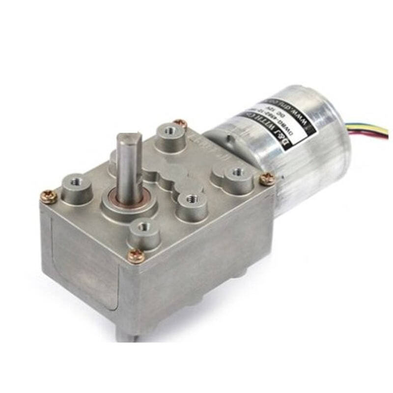 웜 기어드 BLDC 모터 DWBG-4562-12-B Double Shaft 12V 브론즈 기어형 1 48 1036 Rated torqu BRONZE Voltage 73rpm 3.3rpm No l (DN0301)