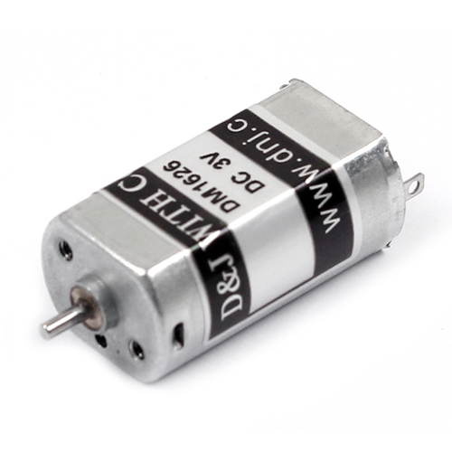 DC 마이크로 모터 DM-1626 DC 3V 5870rpm 3gfcm 290mA 8000 100mA 8000rpm 0.44W (DN0343)