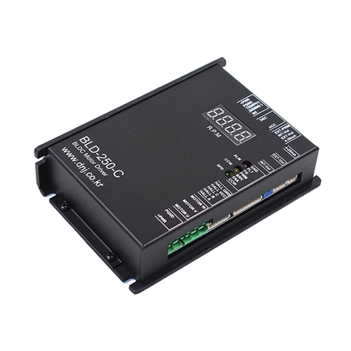 BLDC 모터 드라이버 BLD-250-C4 RS485 DC 12V 250W 전류 RS485 통신 모터rpm 7 Segment 표시 (DN0510)