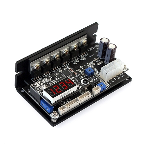BLDC 모터 드라이버 LBD-C2 RS232 DC 12V Rated 8A 19A 속도 제어 000rpm Closedloop Max200W 전류 특징 RS232 통신 모터rpm-7 Segment 표시 가감속 시간 조절 RMS 전류 제한 (DN0526)