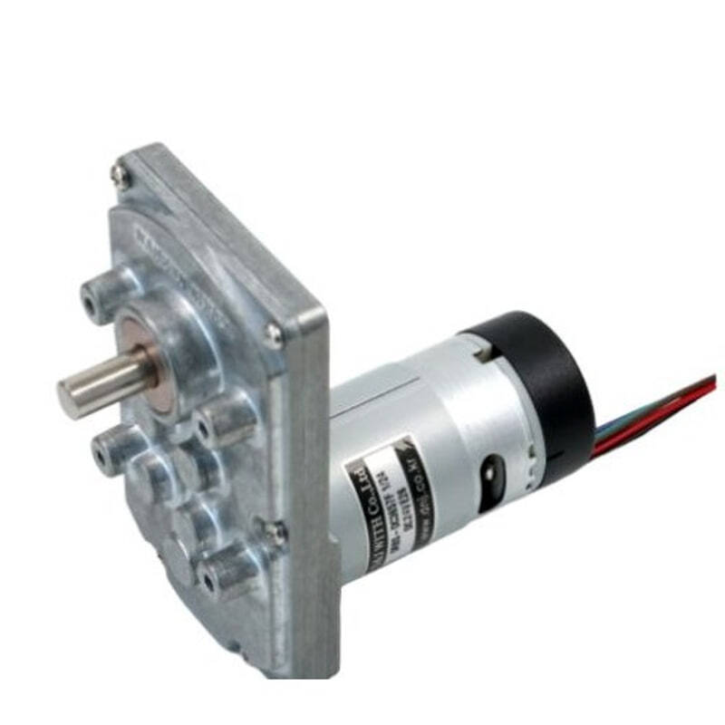 엔코더 장착형 감속 기어 모터 DRBS-DC3657F-24-E26 215rpm 11rpm 7W 엔코더 사양 26P R 1 24 1459 정격 토크 10kgf (DN0553)