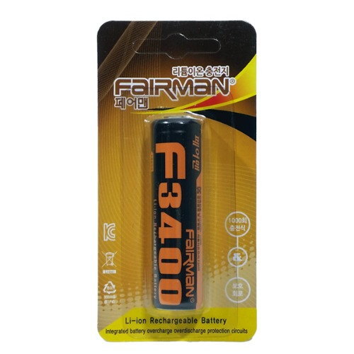 페어맨 리튬 이온 18650 충전지 3350mAh F3400 (FR0012)