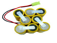 페어맨 KC 인증 9.6V 2000mAh 파워 다각형 충전지 (FR0095)