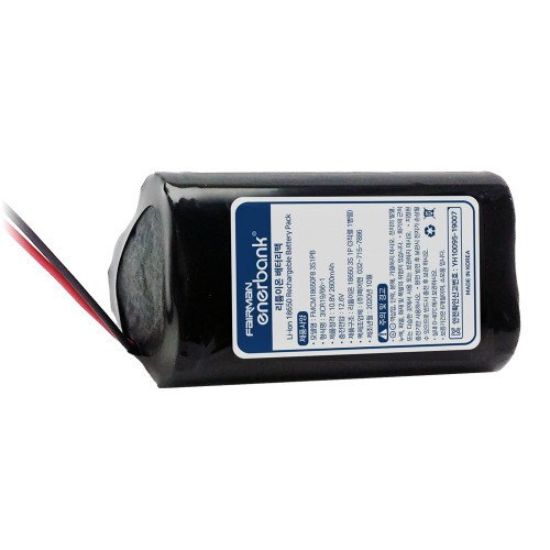 페어맨 KC 인증 리튬이온 18650 배터리팩 10.8V 2600mAh F8 3S1PB (FR0249)