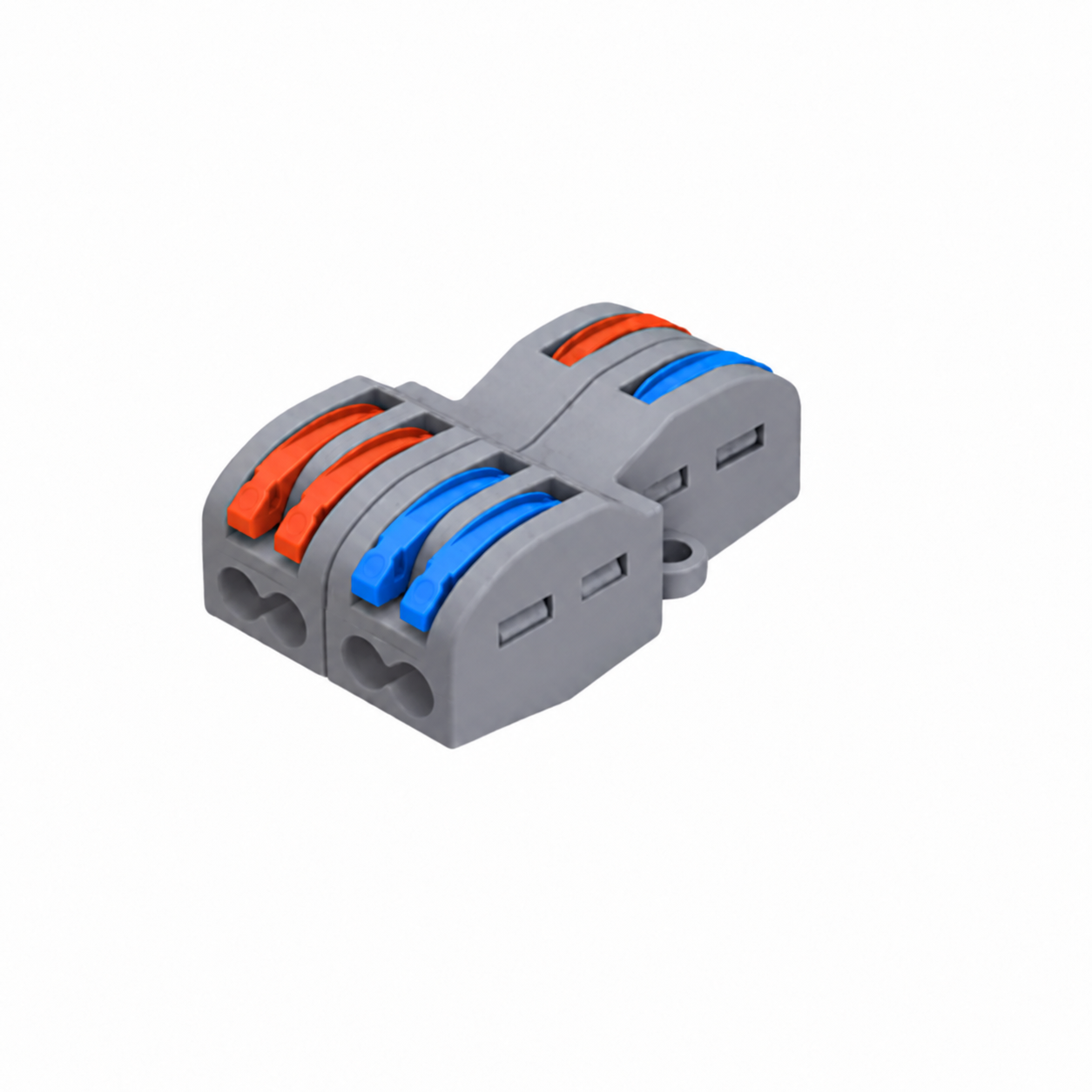 SPL-42 2분배 2채널 전선 연장 클램프 퀵 커넥터 스플리터 0.08-4SQ 32A (HAC7139)