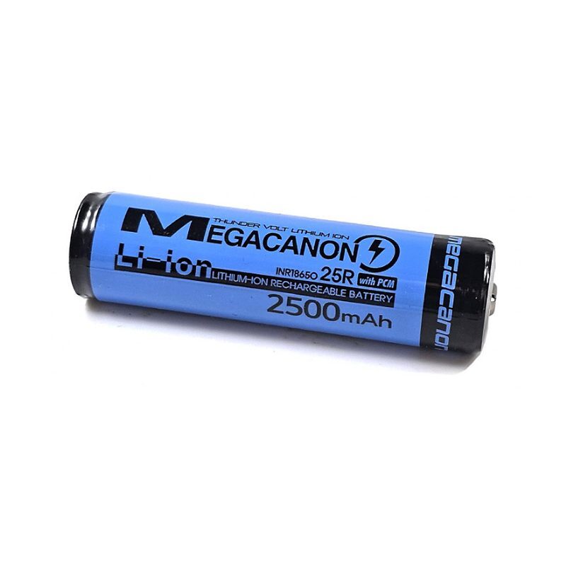 18650 삼성SDI INR18650-25R 보호회로 MEGACANON 2500mAh KC 인증 (HCB2508)