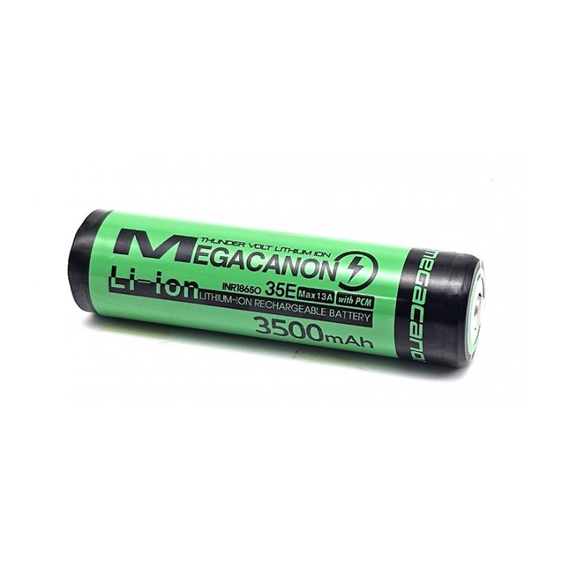18650 삼성SDI INR18650-35E 13A 고방전 보호회로 MEGACANON 3500mAh KC 인증 (HCB2509)