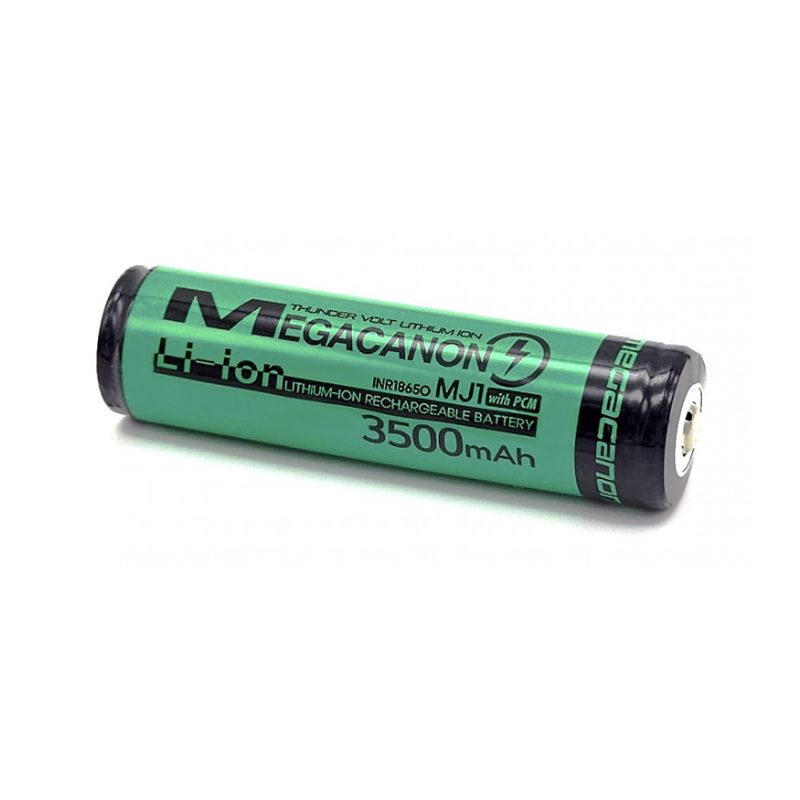 18650 INR18650-MJ1 보호회로 MEGACANON 3500mAh KC 인증 (HCB2512)