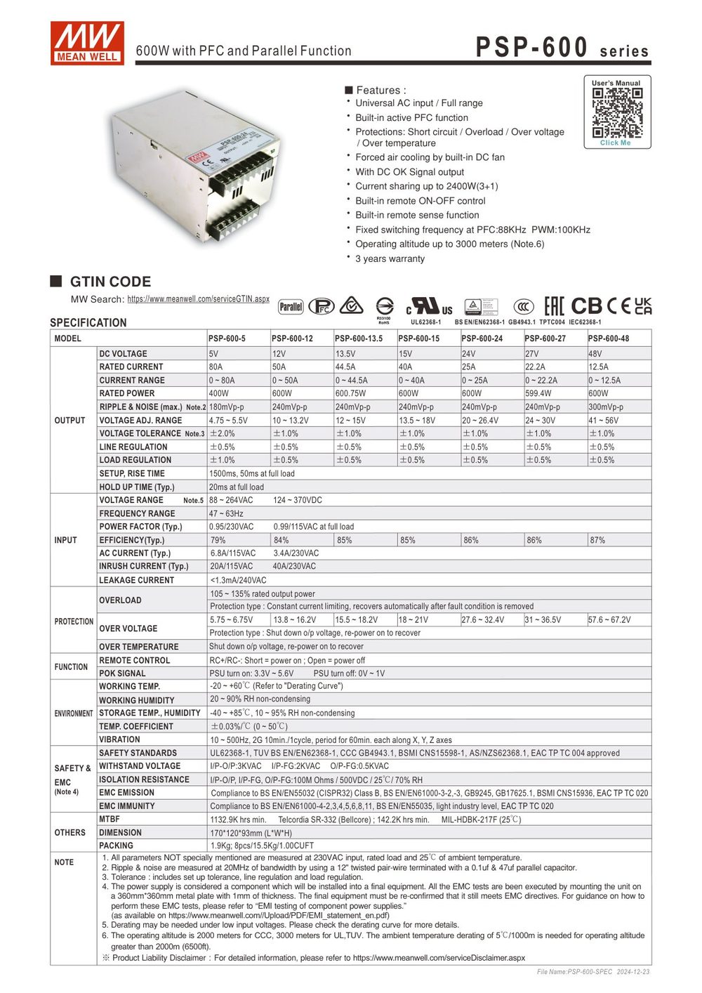 PSP-600