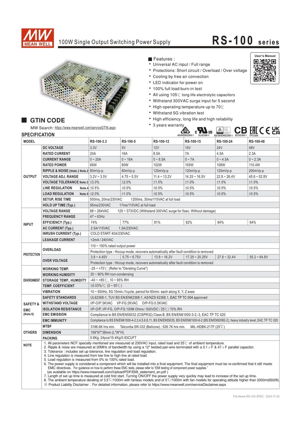 RS-100
