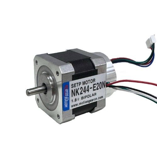 42각 자기식 엔코더 스텝 모터 NK244-E20N 3.5kgf.cm 바이폴라 1.8˚ 20CPR (MG0046)