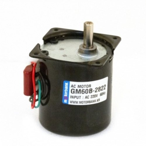 14W AC동기 모터 편심축 영구자석 동기 감속 기어 AC 모터 GM60B-1422 AC 220V 60Hz (MG0058)