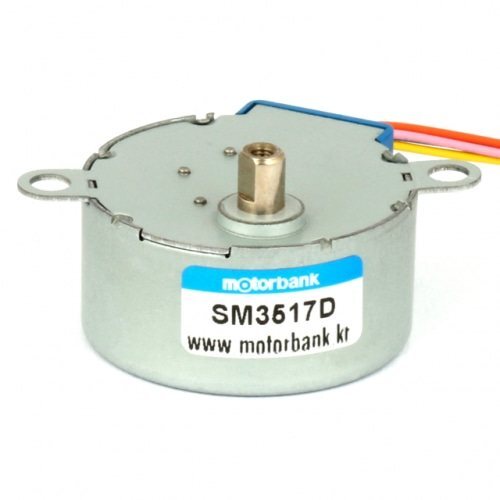SM3517D 직경 35mm 7.5도 DC 12V Bipolar 기어드 스텝 모터 가전제품 도어락 (MG0060)