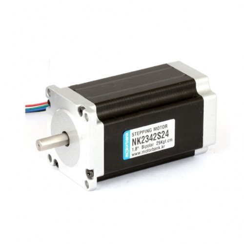 56각 100mm 2.5N&middot;m 바이폴라 스텝 모터 NK2342S24 2상 1.8도 (MG0063)